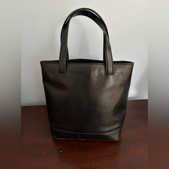 Cole Haan Handbags - Cole Haan black vintage leather bag.